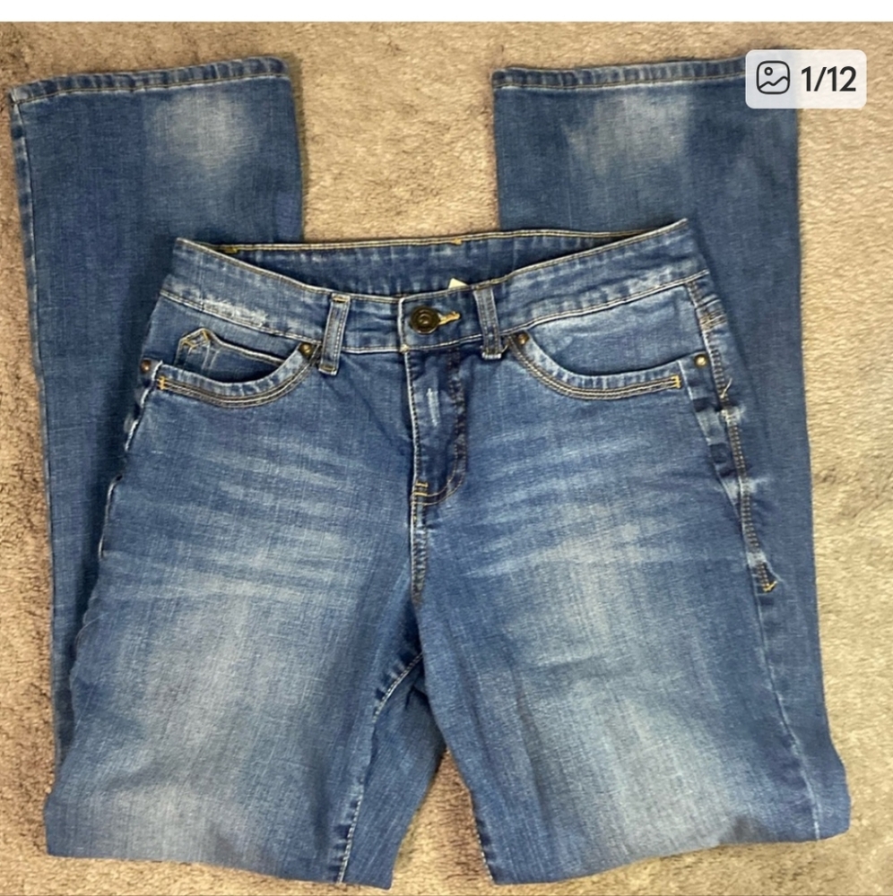 Nine West Vintage America Women’s Size 6 Short  Boot Leg Blue Jeans